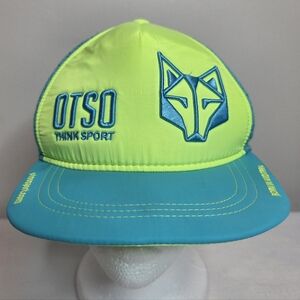 OTSO Think Sport Cycling Hat Yellow/Blue, Sz M